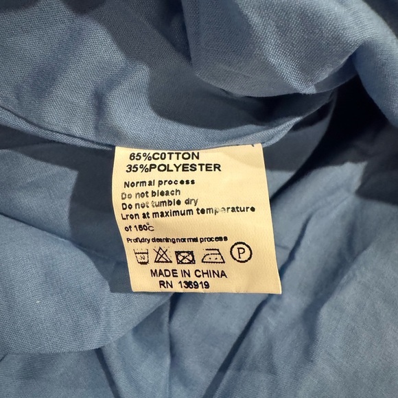 Trish Scully bella Rafaela dress Carolina blue *no belt* lace - Picture 8 of 8